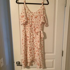 Sienna Sky faux wrap dress